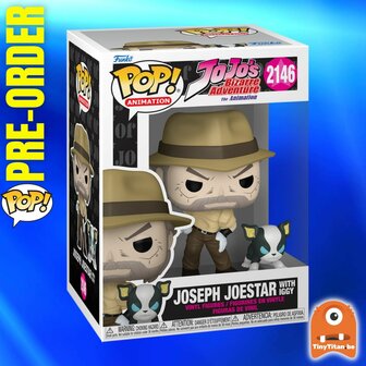 Funko POP! Joseph Joestar with Iggy 2146 JoJo&#039;s Bizarre Adventure Pre-Order