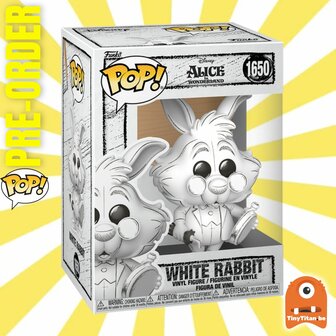 Funko POP! Disney White Rabbit (Sketched Deco) 1650 Pre-Order