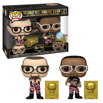 Funko POP! SPORTS Hall of Fame - The Dudley Boyz: Bubba Ray &amp; D-Von 2-Pack WWE Exclusive 