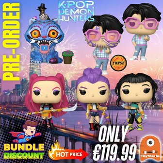 FUNKO POP! Super Discount Bundle of 5 + CHASE KPOP DEMON HUNTER Pre-Order