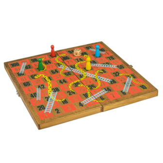 Snakes &amp; Ladders - Wooden Games