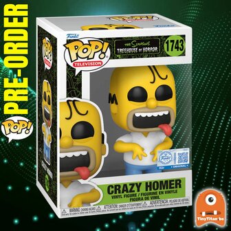 Funko POP! THE SIMPSONS 1743 CRAZY HOMER Pre-Order