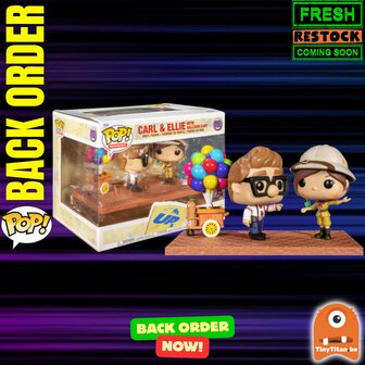 Funko POP! MOMENT CARL AND ELLIE WITH BALLOON CART 1152 UP DISNEY Back Order