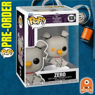 Funko POP! THE NIGHTMARE BEFORE CHRISTMAS 1636 ZERO PATCHWORK  Pre-Order