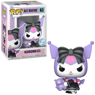 Funko POP! SANRIO 63 KUROMI WITH BAKU Pre-Order
