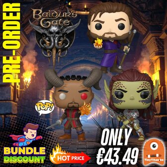 FUNKO POP! Super Discount Bundle of 3 BALDUR&#039;S GATE 3 Pre-Order