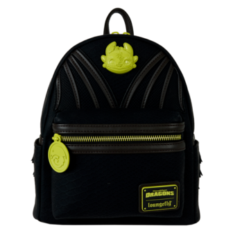 LOUNGEFLY How To Train Your Dragon Night Fury Mini Backpack