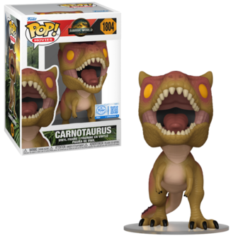 Funko POP! JURASSIC WORLD REBIRTH 1804 CARNOTAURUS EXCLUSIVE Pre-Order