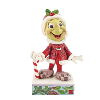 Disney Traditions Christmas Jiminy Cricket Figurine 6008986