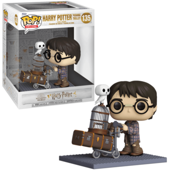 FUNKO POP! DELUX Harry Pushing Trolley 135  HARRY POTTER Anniversary BACK-Order