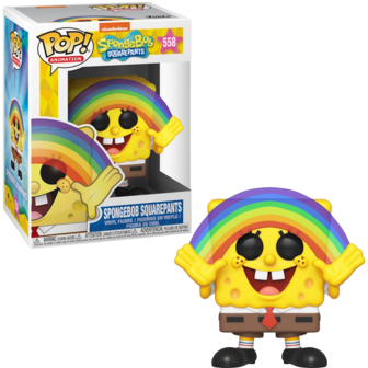 Funko POP! Spongebob - Rainbow 558 SPONGEBOB Back Order