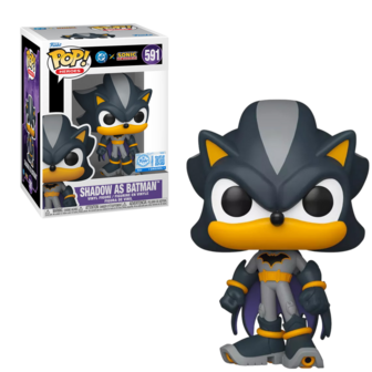 Funko POP! JLA &amp; SONIC 591 Shadow As Batman Exclusive