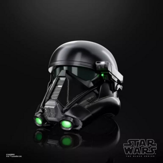 Star Wars Battlefront - Death Trooper Imp&eacute;rial Black Series Helmet 1:1 Life-Size Prop Replica Premium Electronic Helmet 
