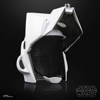 Star Wars 6 - Biker Scout Black Series Helmet 1:1 Life-Size Prop Replica Premium Electronic Helmet 