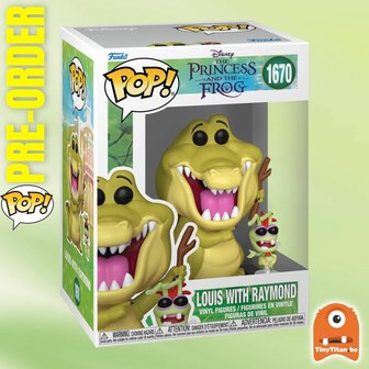 Funko POP! PRINCESS ET THE FROG 1670 Louis with Raymond Pre-Order