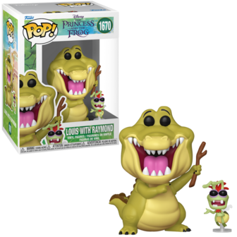 Funko POP! PRINCESS ET THE FROG 1670 Louis with Raymond Pre-Order