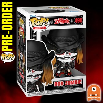 Funko POP! Rocks 490 Rob Zombie with Bandana Pre-Order