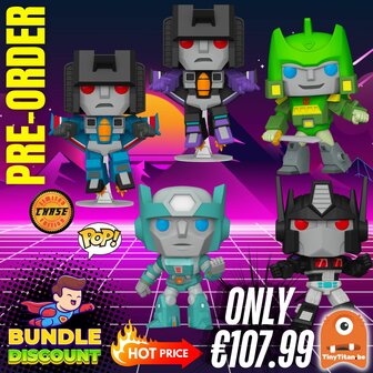 FUNKO POP! Super Discount Bundle of 4 + CHASE TRANSFORMERS Pre-Order