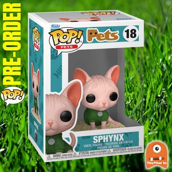 Funko POP! PETS 18 Sphinx Cat Pre-Order