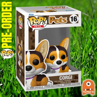 Funko POP! PETS 16 Corgi Pre-Order