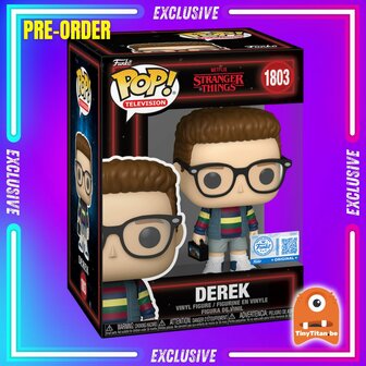 Funko POP!  Stranger Things 1803 Derek Turnbow EXCLUSIVE Pre-Order