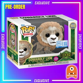 Funko POP!  Wicked For Good 1930 Cowardly Lion (Flocked) EXCLUSIVE Pre-Order