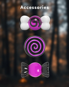 Mighty Jaxx - Kandy: Sanrio Kuromi Spooky Fun Series 6 INCH