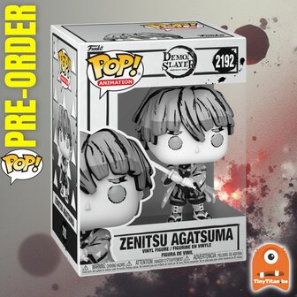 Funko POP! DEMON SLAYER 2192 Zenitsu (Sumi-ink) Pre-Order