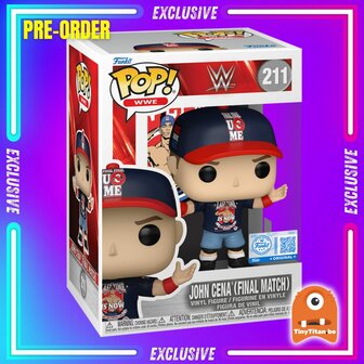 Funko POP! WWE 211 John Cena (Final Match) EXCLUSIVE Pre-Order