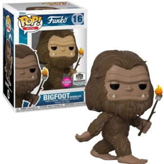 Funko POP! Myths Bigfoot with Marshmallow 16 Flocked Funko HQ Exlcusive