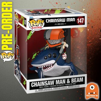 Funko POP! CHAINSAW MAN REZE 147 Chainsaw Man &amp; Beam Pre-Order