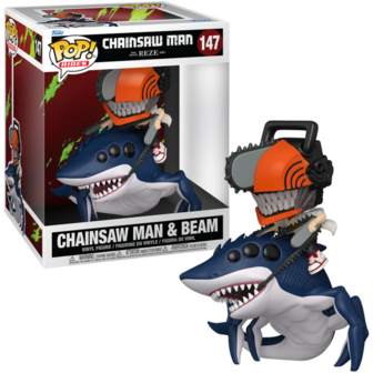 Funko POP! CHAINSAW MAN REZE 147 Chainsaw Man &amp; Beam Pre-Order