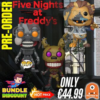 FUNKO POP! Super Discount Bundle of 3 FIVE NIGHTS AT FREDDY'S Pre-Order