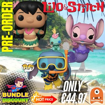 FUNKO POP! Super Discount Bundle of 3 LILO &amp; STITCH Pre-Order
