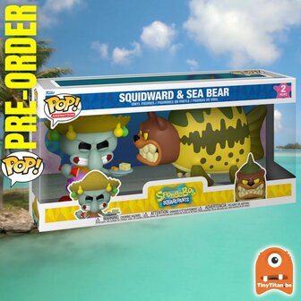 Funko POP! SPONGEBOB 2- Pack Squidward &amp; Sea Bear Pre-Order