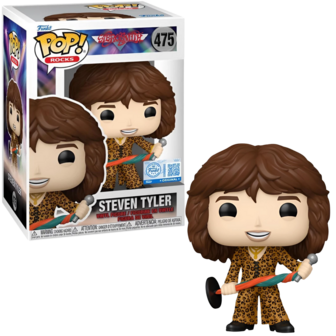 Funko POP! Aerosmith 475  Steven Tyler (Leopard Outfit) EXCLUSIVE