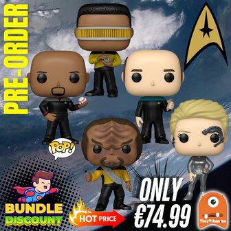 FUNKO POP! Super Discount Bundle of 5 STAR TREK Pre-Order