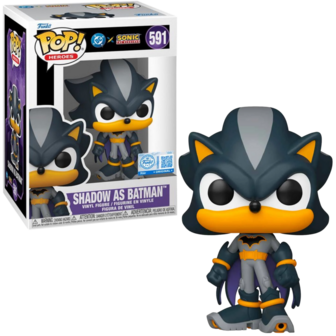Funko POP! JLA &amp; SONIC 591 Shadow As Batman Back Order