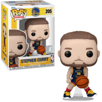 Funko POP! WARRIORS NBA 205 Stephen Curry (City Edition 24) Back Order
