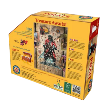 1000 Piece Shaped Puzzle - I Am Pirate 86 x 99 cm (poster size)