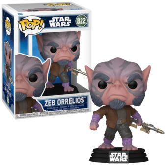 Funko POP! MANDALORIAN &amp; GROGU 822 Zeb Orrelios