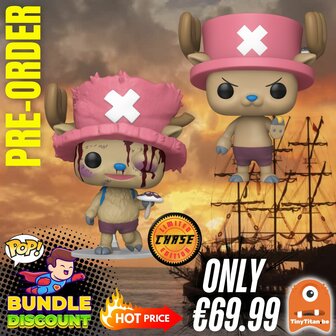 FUNKO POP! Super Discount Bundle of 1+ CHASE ONE PIECE REFRESH Pre-Order