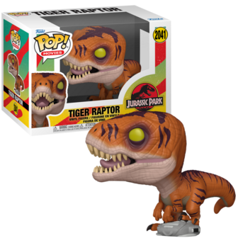 Funko POP! JURASSIC PARK 2041 Tiger Raptor Pre-Order