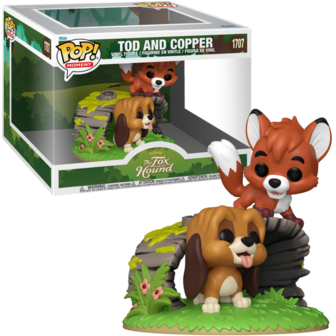 Funko POP! Moments THE FOW AND THE HOUND 1707 Tod &amp; Copper
