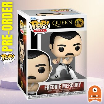 Funko POP! QUEEN 496 Freddy Mercury (White Singlet) Pre-Order