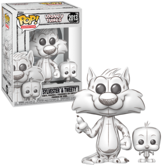 Funko POP! LOONEY TUNES (Sketched Deco) 2013 Sylvester &amp; Tweety