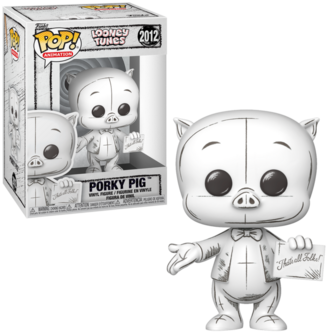 Funko POP! LOONEY TUNES (Sketched Deco) 2012 Porky Pig