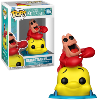 Funko POP! THE LITTLE MERMAID 1756 Sebastian &amp; Flounder Pre-Order
