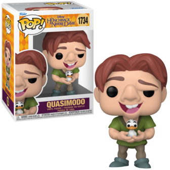Funko POP! HUNCHBACK OF NOTRE DAME 1734 Quasimodo with bird