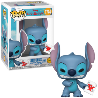 Funko POP! LILO &amp; STITCH 1744 Stitch with Mood Chart CHASE